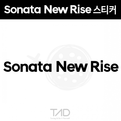 TaD-SONATAnewrise/쏘나타뉴라이즈스티커/소나타/티에이디데칼