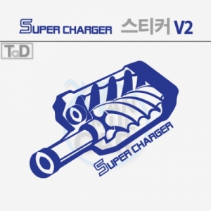 만물자동차,TaD-supercharger/슈퍼차져스티커v2/데칼