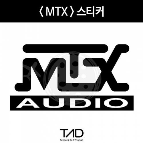 TaD-MTX오디오스티커/티에이디데칼