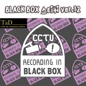 만물자동차,Blackbox / 블랙박스 v12 스티커