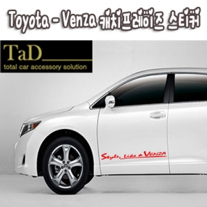 만물자동차,Toyota Venza / 토요타 벤자 캐치프레이즈 스티커