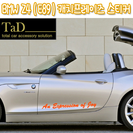 BMW Z4 (E89) 캐치프레이즈 스티커