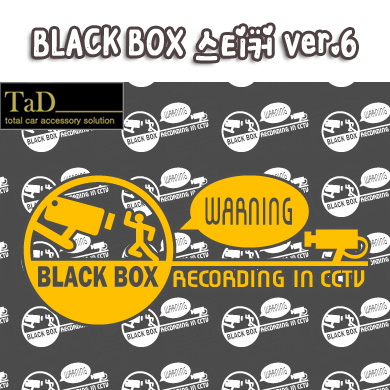 Blackbox / 블랙박스 v6 스티커