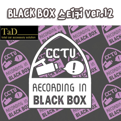 Blackbox / 블랙박스 v12 스티커