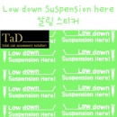 TaD-low/로다운서스펜션히어스티커/스프링/쇼바/데칼